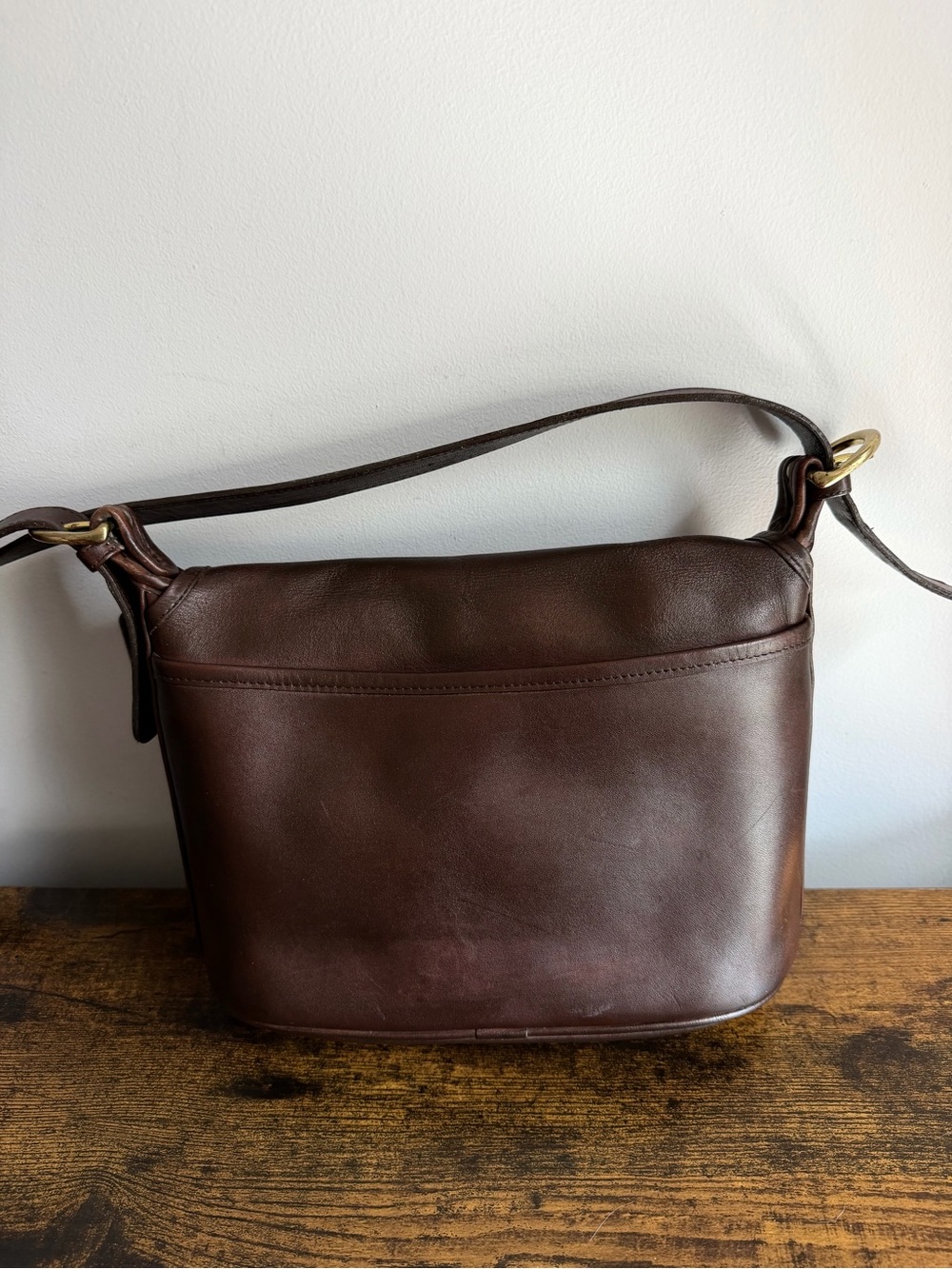 Vintage Coach Fletcher 4150 Brown Leather Crossbody Bag - Picture 9 of 15